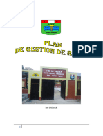 Plan de Riesgo y Desastres