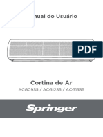 Cortina de Ar Springer 220v C Controle Remoto 90cm Acg09s5 HTML