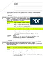 Questionário II UNIP ESTUDOS DICIPLINARES V