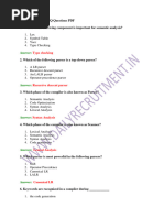 Compiler Design MCQ Questions PDF