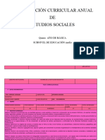 Pca 5to Estudios Sociales