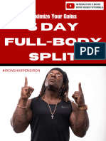 5-Day FULL BODY Split Training Program 2