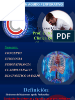 Sindrome Perforativo UPGDP Dr. Quevedo