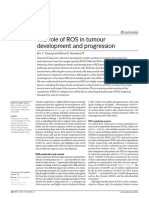 The Role of ROS in Tumour Development and Progression