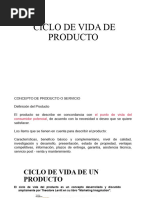 Ciclo de Vida de Producto