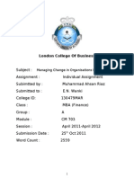 CM 703 Change Management