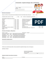 Ficha de Atendimento Farmaceutico - Suspeita de Dengue, Zika Ou Chikungunya