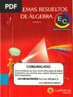 Ec Algebra I Problemas Resueltos