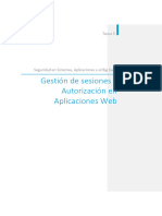 Gestión de Sesiones y Autorización en Aplicaciones Web