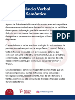 1.teste de Fluência Verbal Fonêmica e Semântica