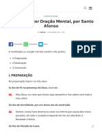 Como Fazer Oração Mental - Rumo À Santidade