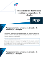 Princípios Básicos de Ambiência e Instalações para Produção de Refeições