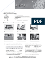 OTP Starter Fast Finishers Worksheets U4 6