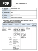 Sesion 01 Nos Familiarizamos Con Las Competencias Del Area y La Situacion Significativa