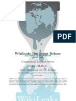 Wikileaks Document Release: Congressional Research Service Report Rl31718