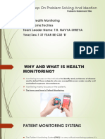 Health Monitoring PPT Navya Shreya Main