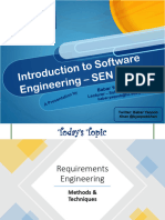 Requirements Engineering - Methods & Techniques