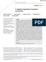 Aggressive Behavior - 2022 - Meral - Intensity Intent and Ambiguity Appraisals of Workplace Ostracism and Coping