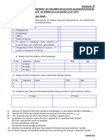 CEA Reimbursement Format