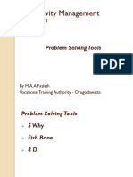 Productivity Management - 03 (Problem Solving Tools)