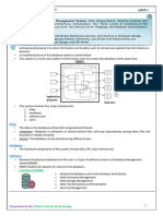 Unit 1 (Introduction & ER Model)