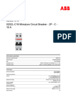 S202L-C16 Miniature Circuit Breaker - 2P - C - 16 A: Product-Details