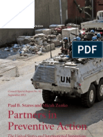 Partners in Preventive Action: The United States and International Institutions