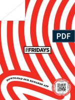 TGI Fridays Core Menu 2024