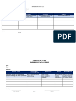 SIP Implementation Plan ME Plan Formerly PWBM