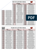 Plano de Leitura Anual