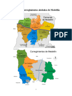 Barrios y Corregimientos de Medellín 