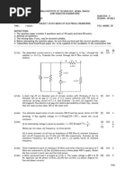 Ee101 Basics of Electrical Engineering (End - SP23)