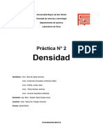 Informe de Densidad Practica 2