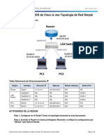 LabFR - Lab Practice 1 - Cisco IOS & A Simple Network Topology