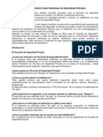 Manual de Capacitación de Guardias de Seguridad