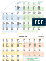 0 - Irregular Verbs List