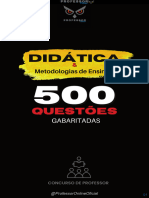 Didatica 500 Questoes BÔNUS