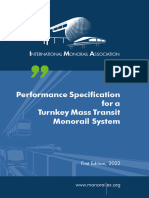 Final IMA Monorail Performance Specification First Edition 2022