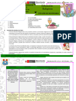 Programacion Anual Religion 5° - 2024