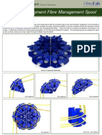 FF Internal Management Speedway 6 Segment Fibre Management Spool