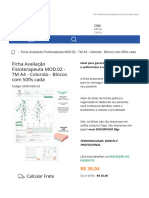 Mil Arts - Ficha Anamnese para Fisioterapeuta