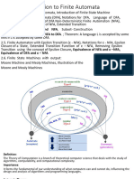 Unit-2 Introduction To Finite Automata PDF