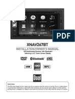 XNAV267BT Car Radio Manual