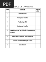 Table of Contents1