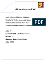 Maquina Roscadora de PVC