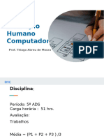 ADS - IHC 2022 - Apresentação Da Disciplina