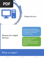 Lesson 4 - Output Devices