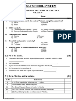 Grade 5 Test Unit 2 Chapter 5