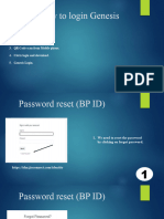 Geneysis Login Steps