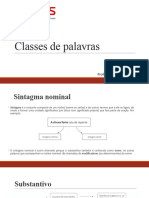 Classes de Palavras